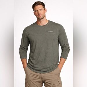 Columbia Men's Olive Long Sleeve Tee